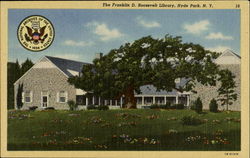 The Franklin D. Roosevelt Library Postcard