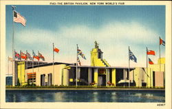 The British Pavilion 1939 NY World's Fair Postcard Postcard