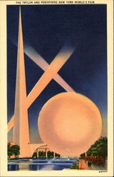 The Trylon And Perisphere Postcard
