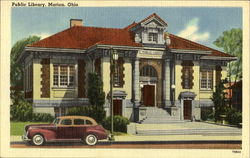 Public Library Postcard