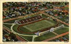 Skelly Stadium, University Of Tulsa Oklahoma Postcard Postcard