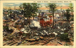 Battle Of Atlanta Postcard