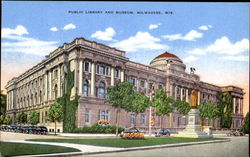 Public Library And Museum Postcard