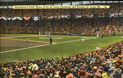 Sportsman's Park St. Louis, MO Postcard Postcard