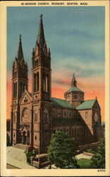 Mission Church, Roxbury Postcard