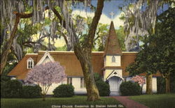 Christ Church Frederica Postcard