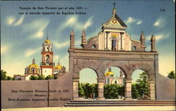San Vicente Mission Postcard