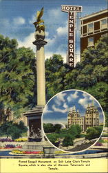 Famed Seagull Monument Postcard