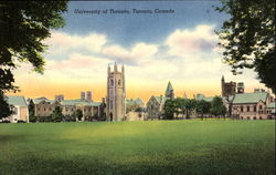 University Of Toronto Ontario Canada Postcard Postcard