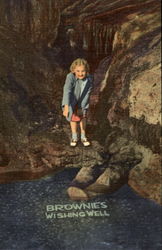 Brownie's Wishing Well, Cave of the Mounds Postcard