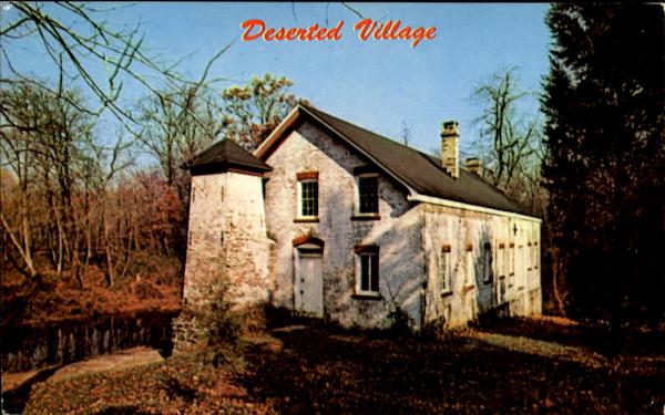 Deserted Village Allaire Village Wall New Jersey