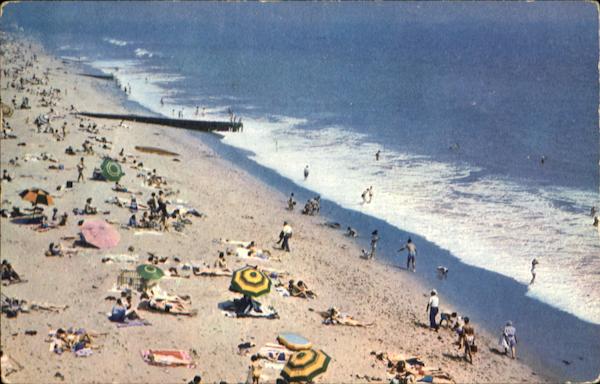 Beach Scene Scenic New Jersey