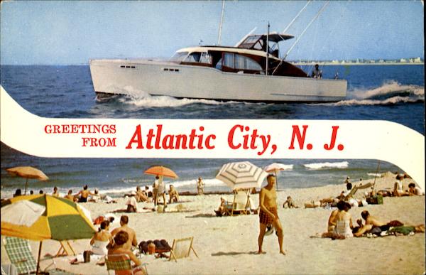 Greetings From Atlantic City New Jersey