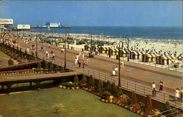 A Beautiful View Of The Boardwalk Atlantic City New Jersey