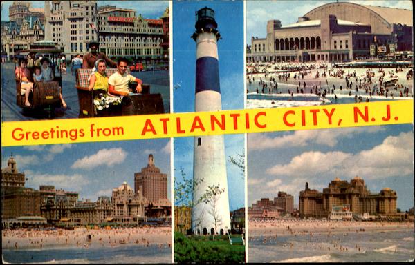 Greetings From Atlantic City New Jersey