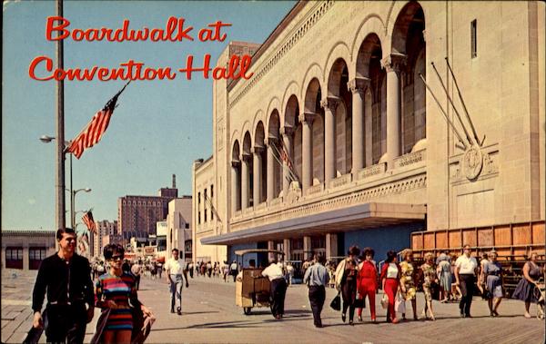 Boardwalk At Convention Hall Atlantic City New Jersey