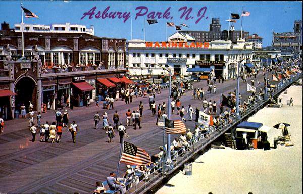 A Gay Array Of Flags Stands Out In The Cool Breeze Asbury Park New Jersey