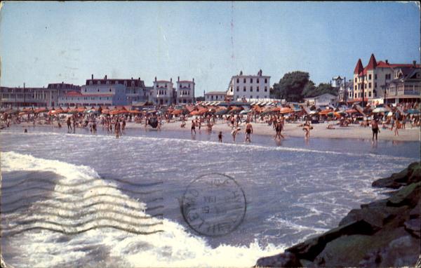 Cape May Beach Looking West New Jersey