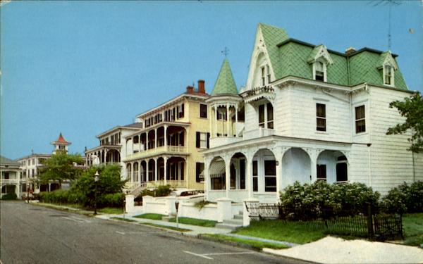 Victorian Setting - Congress Place Cape May New Jersey
