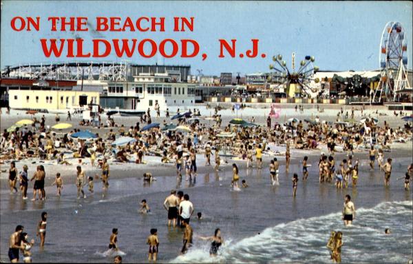 On The Beach In Wildwood New Jersey