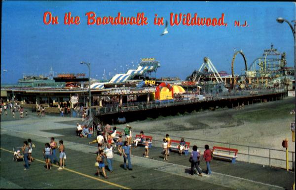 On The Boardwalk In Wildwood New Jersey