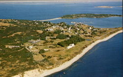 Air View Of Cuttyhunk Island Postcard