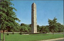 Camp Merritt Monument, Knicker Brocker Rd. & Madison Ave Cresskill, NJ Postcard Postcard
