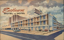 Eastbourne Motel And Hotel, Pacific & Indiana Aves. Atlantic City, NJ Postcard Postcard