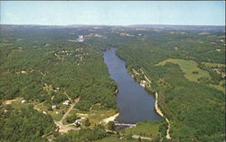 Paulinskill Lake, Susex County Newton, NJ Postcard Postcard