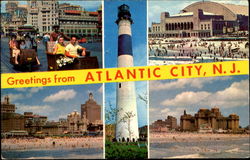 Greetings From Atlantic City Postcard