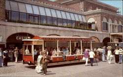 View On Famous Boardwalk Postcard