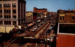 Main Shopping Center On Broadway Postcard