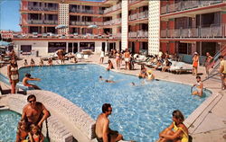 Bahama Motel Apartments, 5400 Boardwalk Postcard