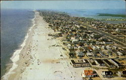 Aerial View Over Long Beach Island New Jersey Postcard Postcard