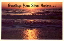 Greetings From Stone Harbor New Jersey Postcard Postcard