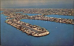 Aerial View Of Stone Harbor Postcard