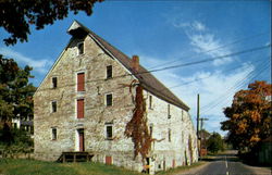 Moravian Gristmill, Hope Warren County New Jersey Postcard Postcard