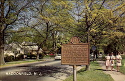 Historic Haddonfield New Jersey Postcard Postcard