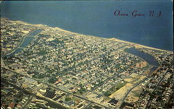 Aerial View Of Ocean Grove Postcard