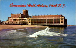 Convention Hall Asbury Park, NJ Postcard Postcard