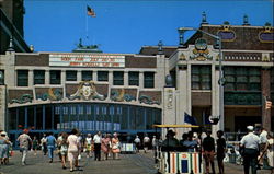 Entrance To He Arcade Asbury Park, NJ Postcard Postcard