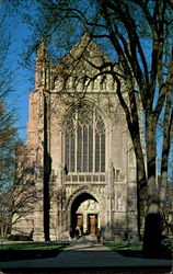 The Princeton University Chapel, Mercer County New Jersey Postcard Postcard