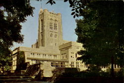The Harvey S. Firestone Memorial Library, Princeton University Postcard
