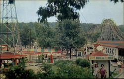 Bertrand Island Amusement Park Lake Hopatcong, NJ Postcard Postcard