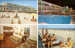 Silver Beach Motel, Nashville Avenue Postcard