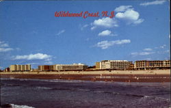 The Beautiful Beachfront Motels Postcard