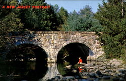 Big Flatbrook, Stokes State Forest, Sussex County Scenic, NJ Postcard Postcard