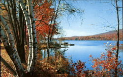 October At Fairview Lake, Sussex County Scenic, NJ Postcard Postcard