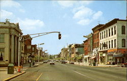 Main Street, Somerset County Somerville, NJ Postcard Postcard