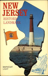 New Jersey's Famous Landmark, Barnegat Light Postcard